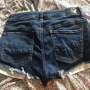 American eagle high waist jean shorts